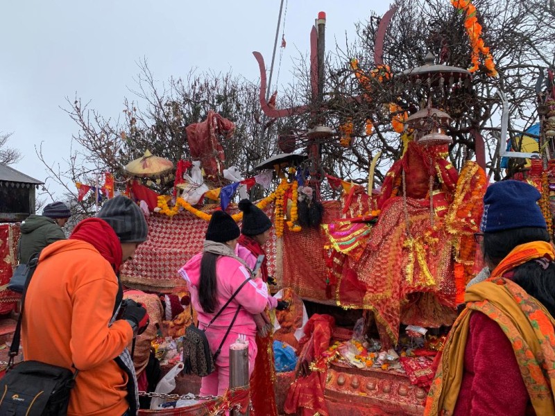 पाथीभरामा १६ लाख ५० हजारभन्दा बढी भेटी सङ्कलन, ११ महिनामा २ लाख बढीले गरे पूजा